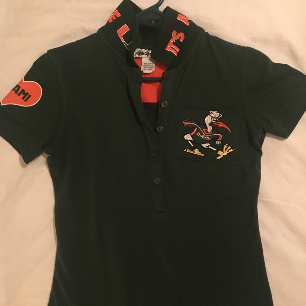 Miami Hurricanes Polo Sz S